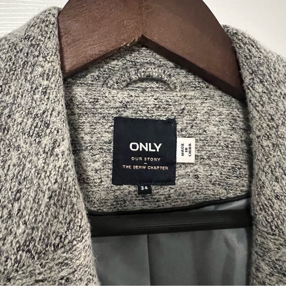ONLY Grey Wool Coat - Picture 4 of 4